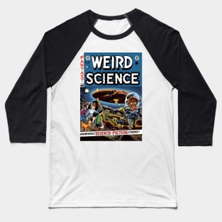 Vintage Sci Fi Comic Book Baseball T-Shirt